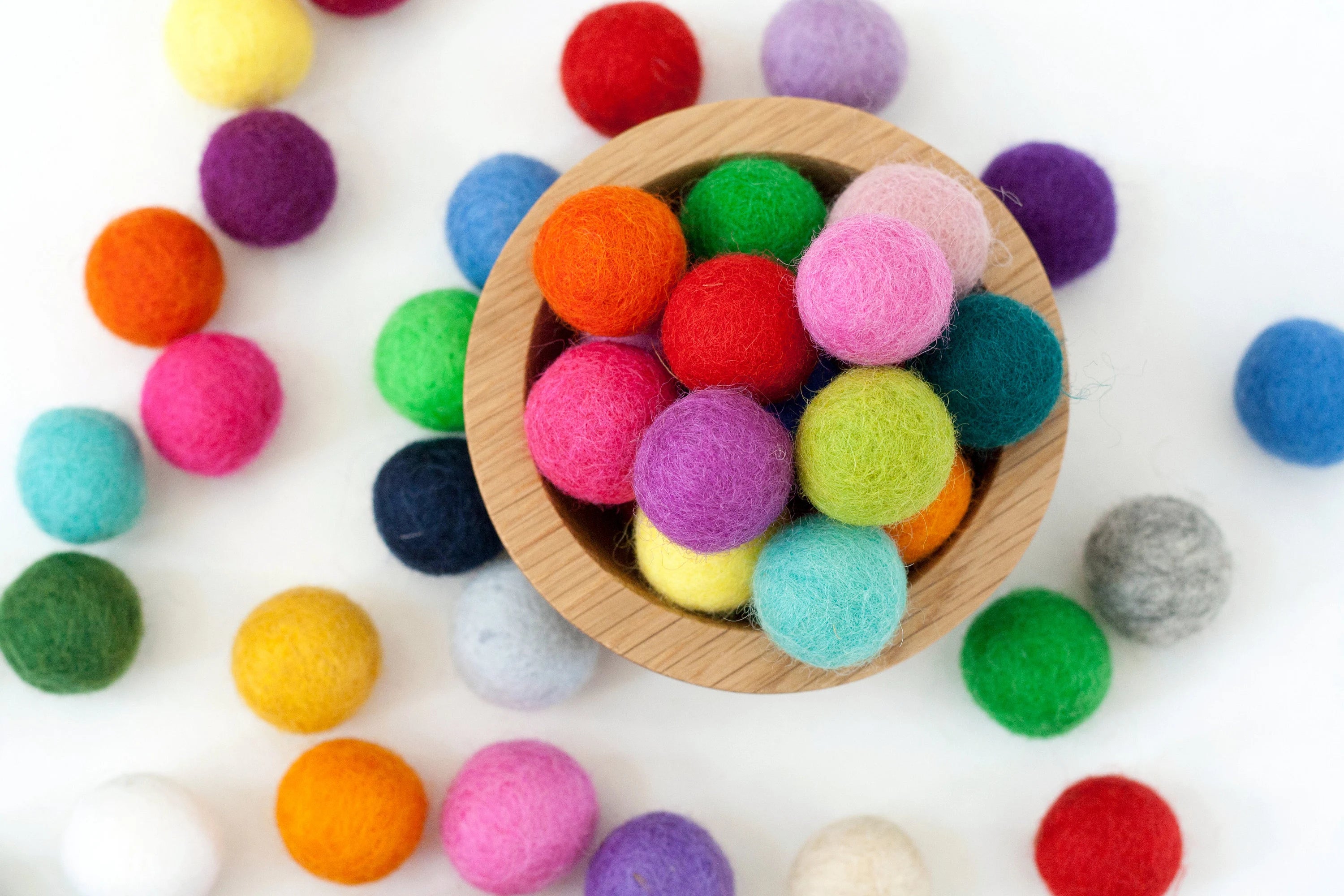 2.5cm Felt Balls | Wholesale Felt Balls