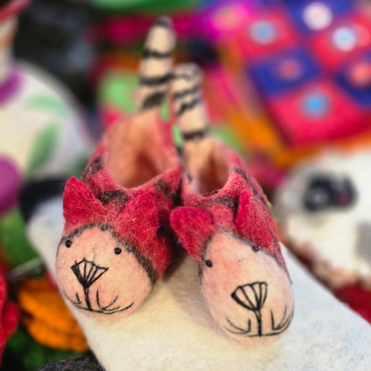 Wool Felt Baby Socks