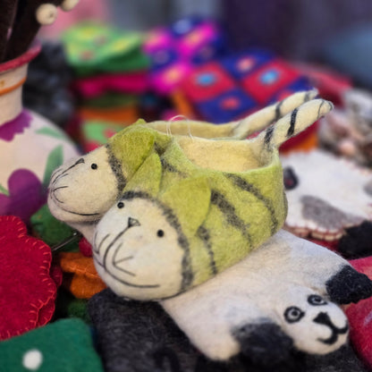 Wool Felt Baby Socks