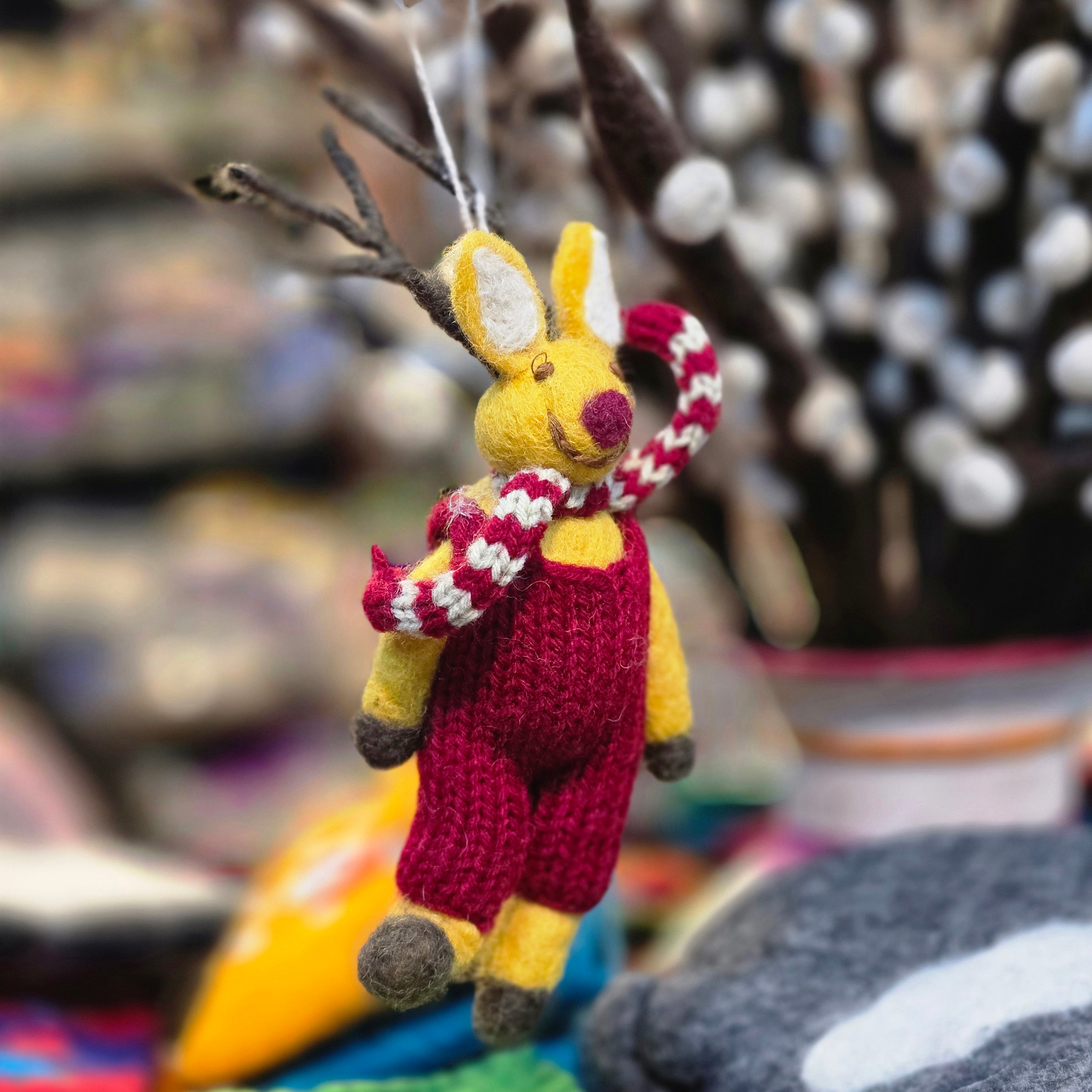 Handmade Felt Christmas Reindeer