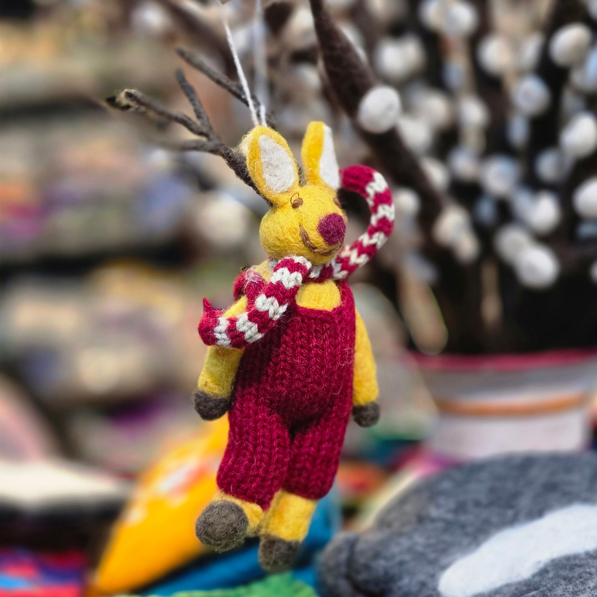 Handmade Felt Christmas Reindeer
