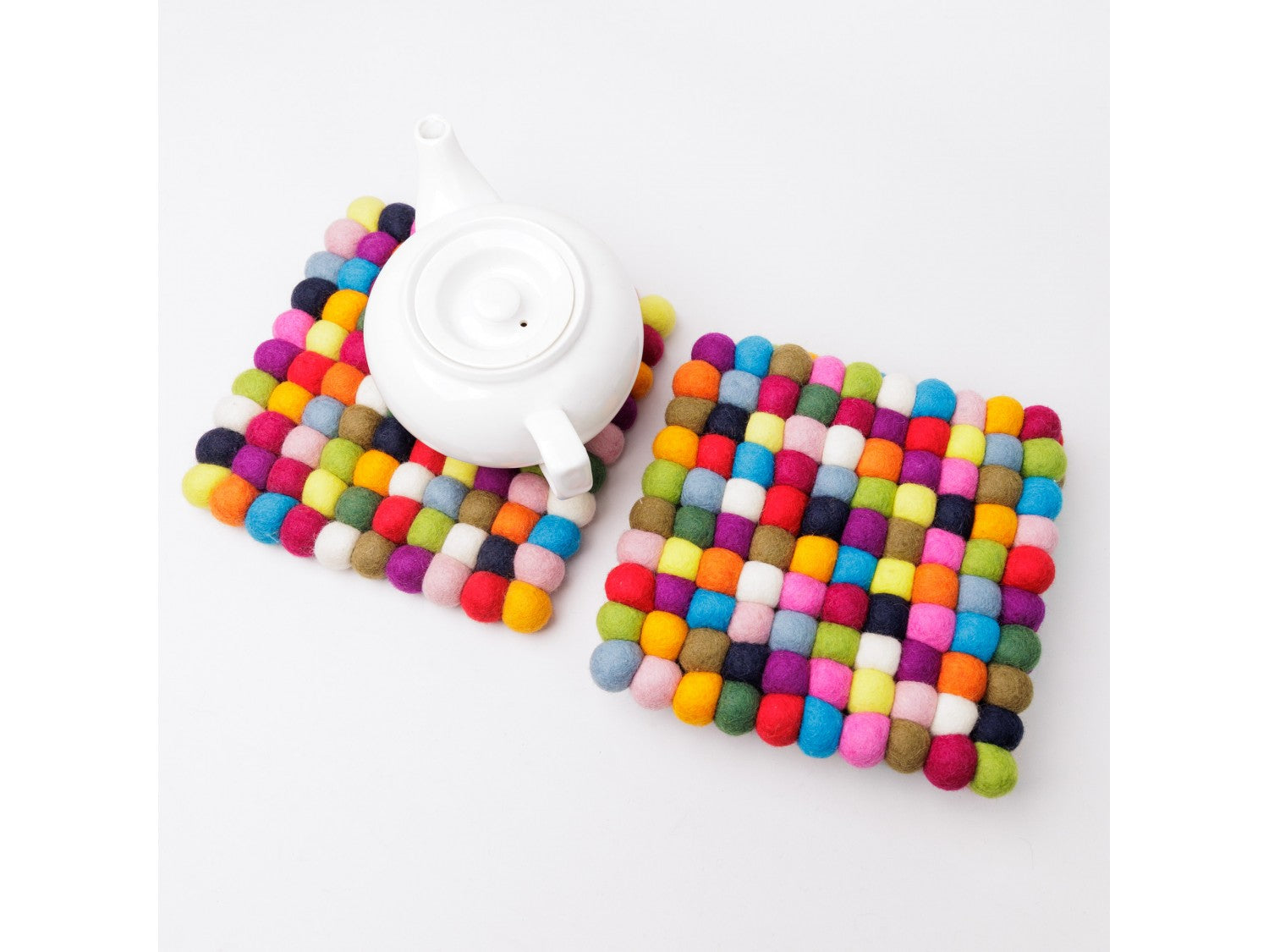 20x20cm Multicolor Felt Trivet