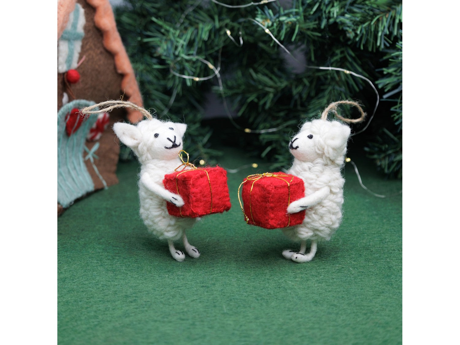 Handmade Wool Felt Christmas Sheep
