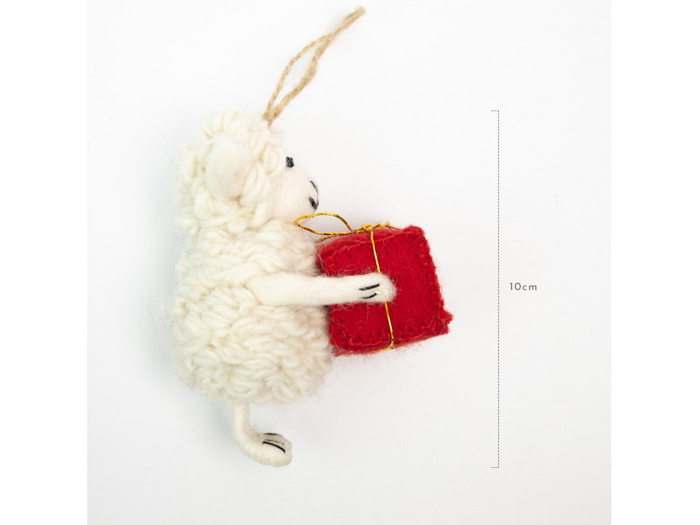 Handmade Wool Felt Christmas Sheep