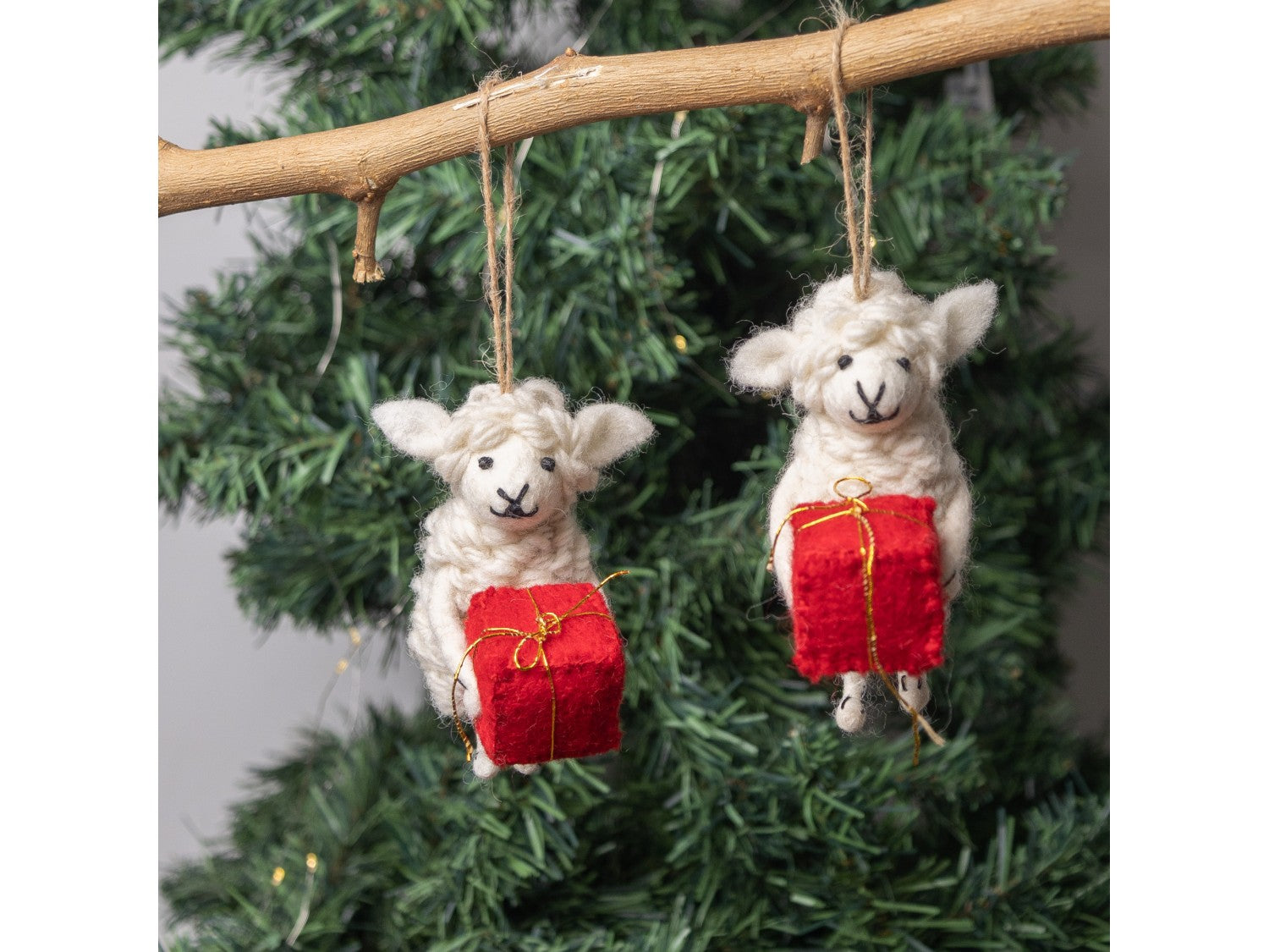 Handmade Wool Felt Christmas Sheep