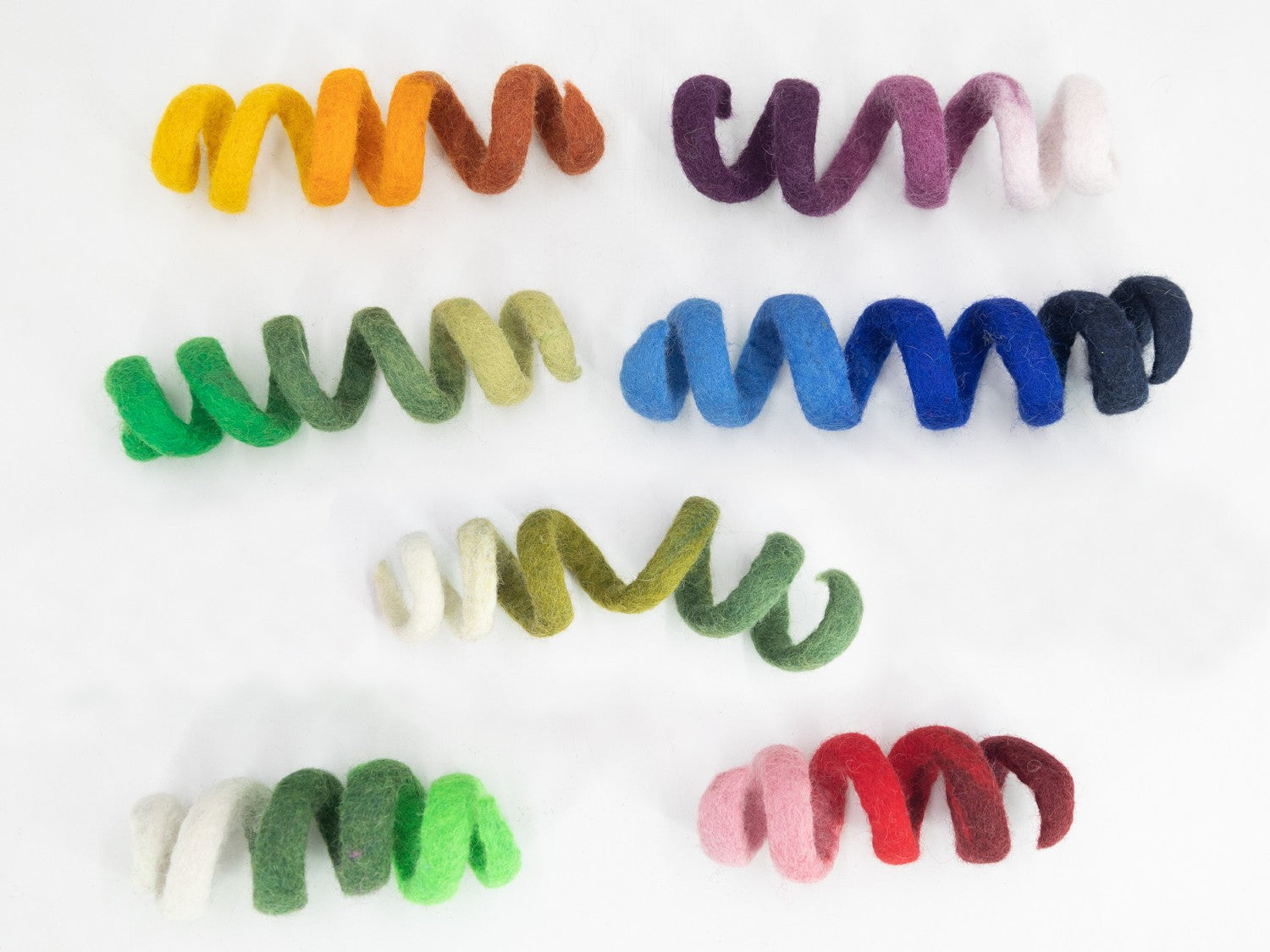 Spiral Felt Eco Cat Fetch Toy