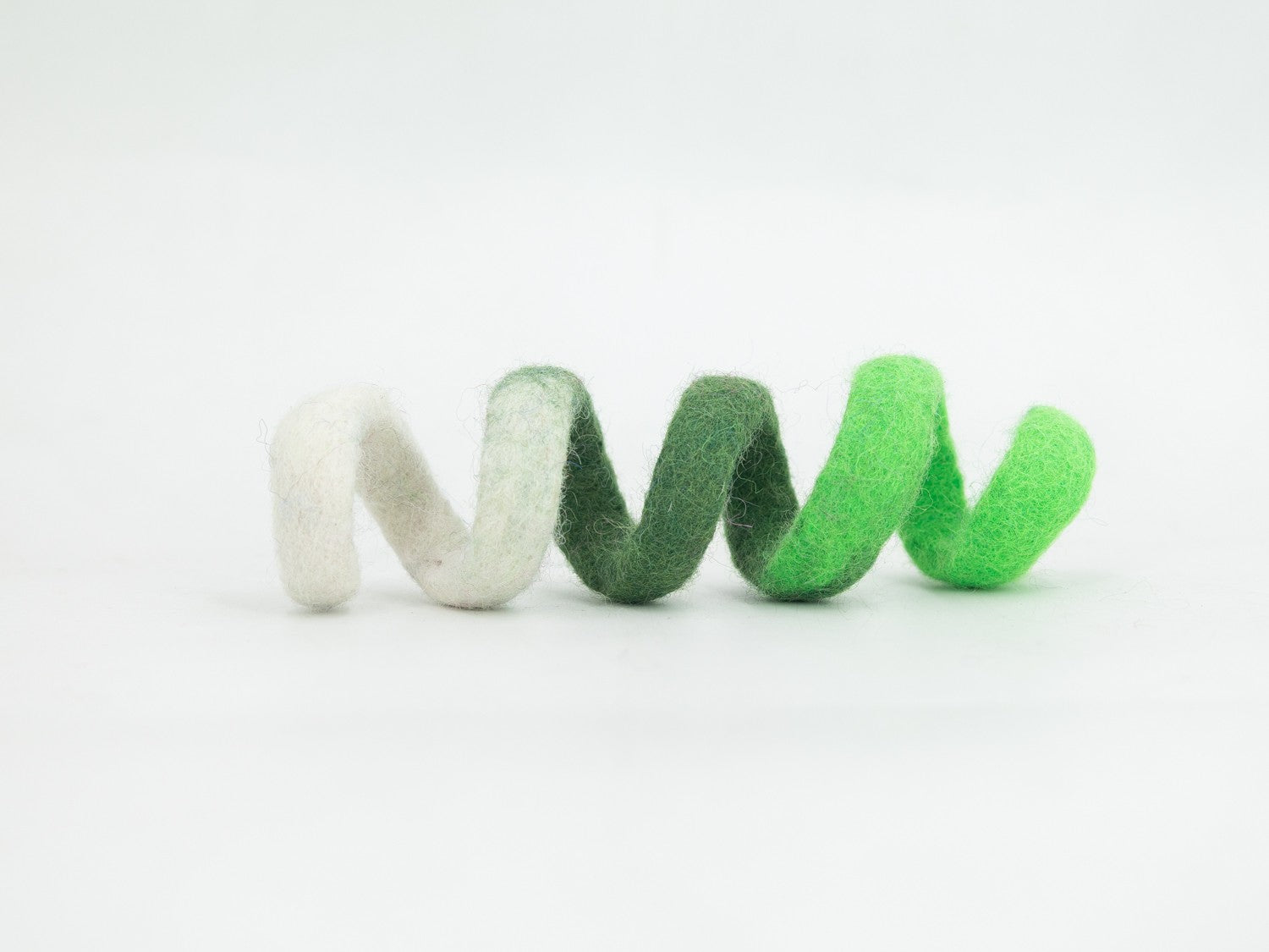 Spiral Felt Eco Cat Fetch Toy