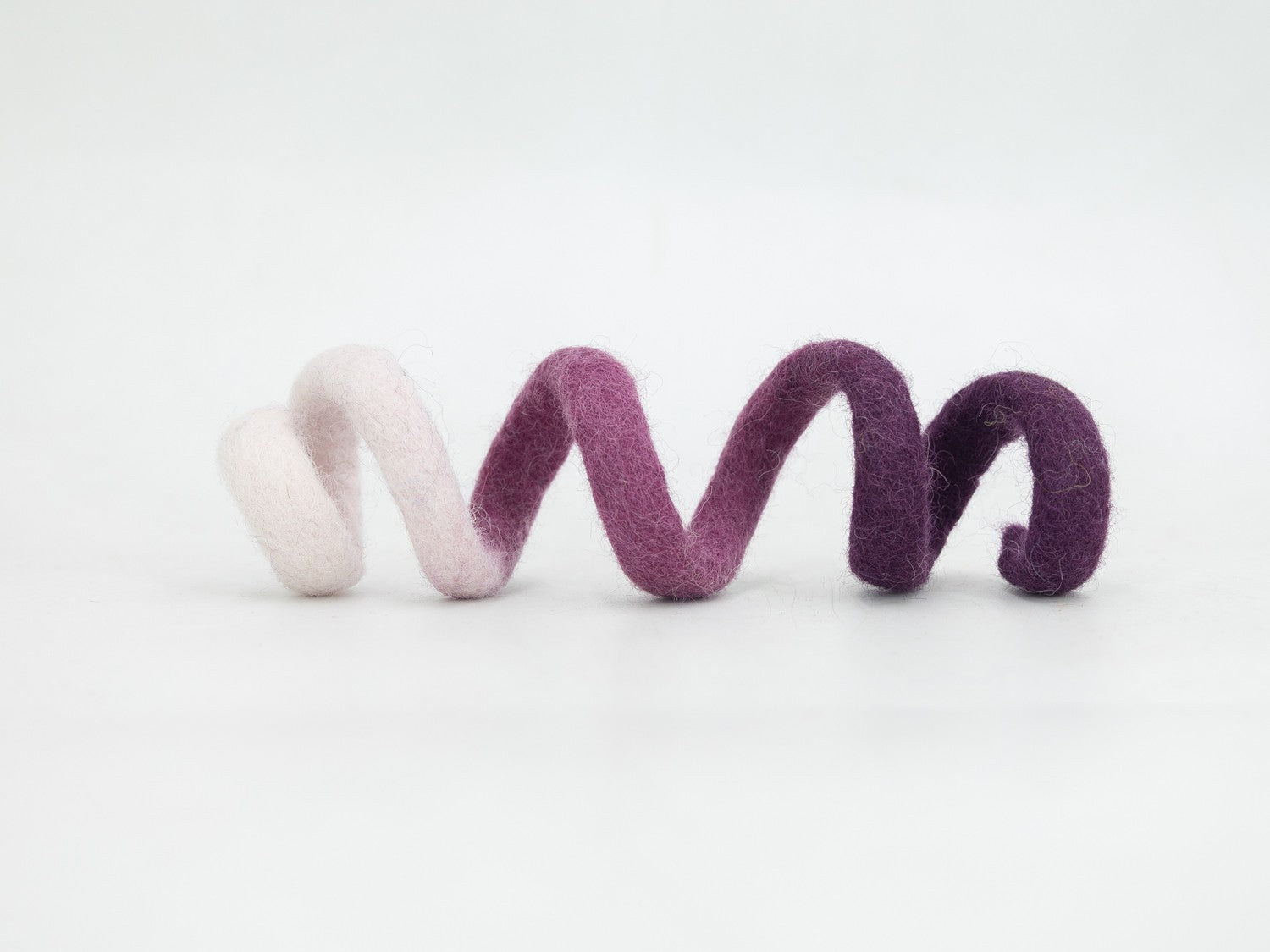 Spiral Felt Eco Cat Fetch Toy