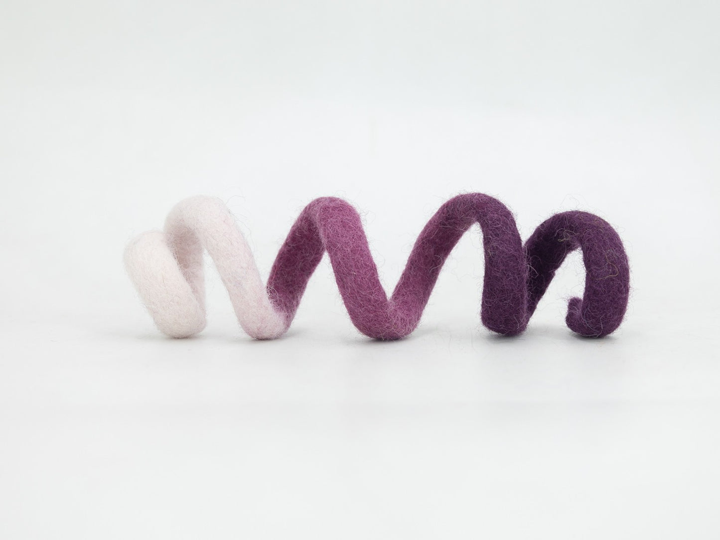 Spiral Felt Eco Cat Fetch Toy